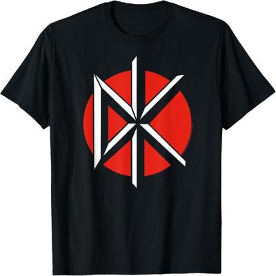 Винтажная футболка с логотипом DK в стиле панк