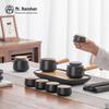 Nanshan Gentleman Portable Black Pottery Travel Kung Fu Tea Set