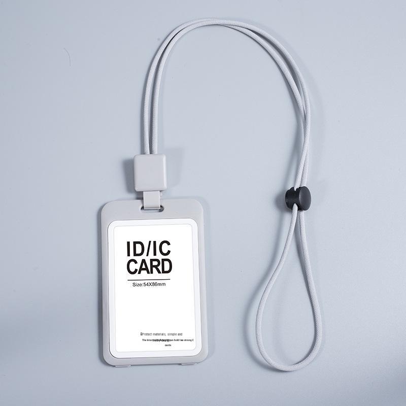 Прозрачный двусторонний выдвижной держатель для бейджа 'Осенний дождь'