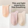 5 пар женских носков средней длины, летние универсальные женские носки для роста, тонкие, впитывающие пот, дезодорирующие женские носки