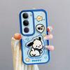 KEYSION Shockproof Case for VIVO V40 Lite with Lanyard Soft Silicone Cute 3D Cartoon Doll Phone Cover for VIVO Y200 5G Y19S