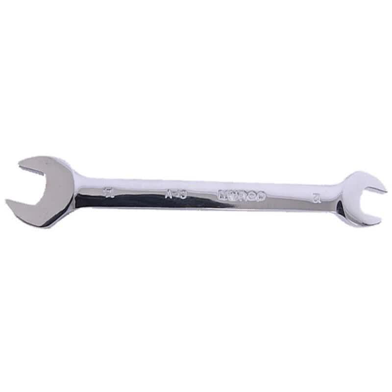Deli Двусторонний рожковый ключ с зеркальной полировкой