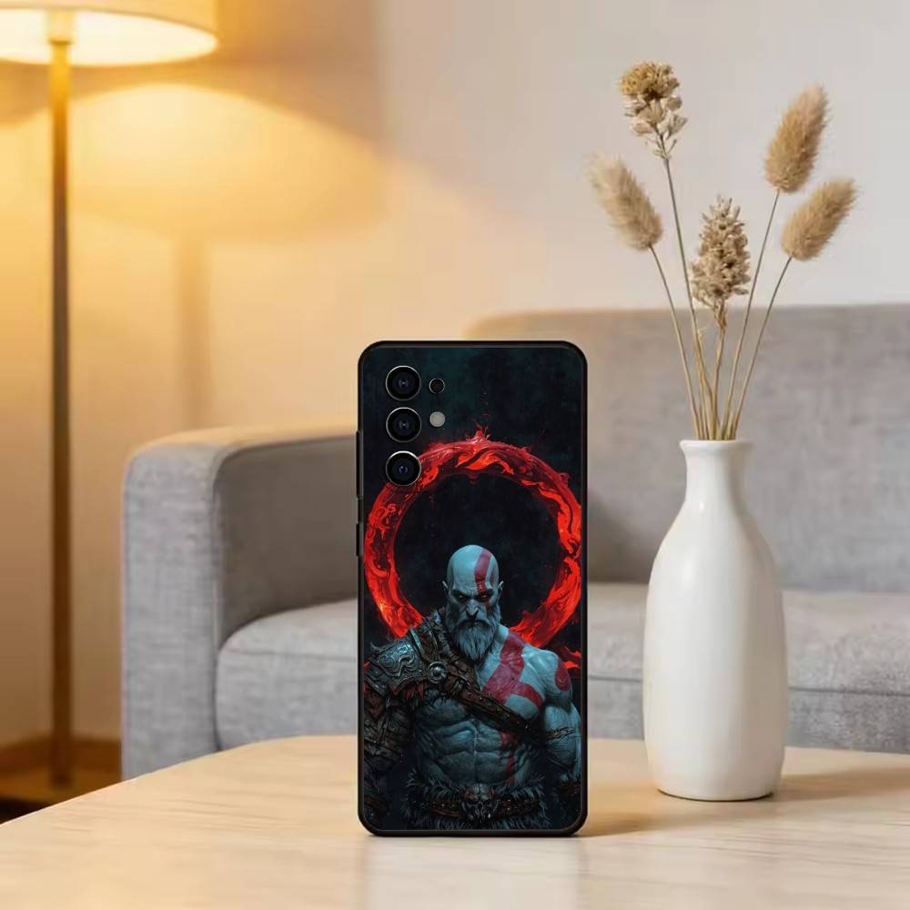 G-Gladiator W-War K-Kratos Чехол для телефона Samsung S25, S24, S21, S22, S23, S30, Ultra, S20, Plus, Fe, Мягкий силиконовый черный чехол