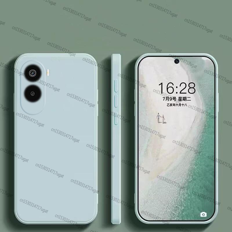 Для Xiaomi Poco M7 Plus Чехол Poco M7 Plus Противоударный Мягкий Жидкий Силиконовый Чехол для Телефона Конфетного Цвета Для Чехла Poco M7 Plus