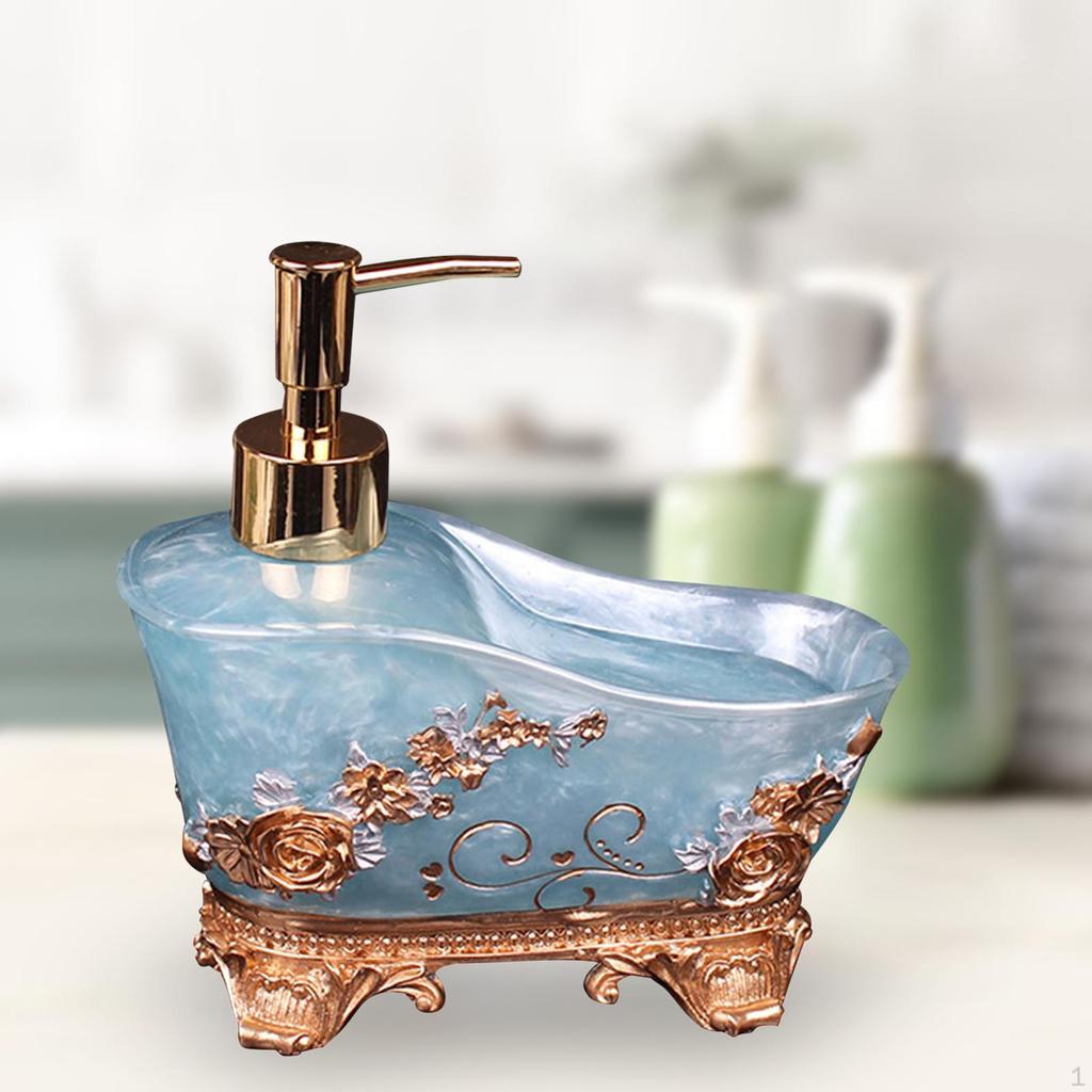 Дозатор для жидкого мыла, контейнер для мытья рук, смола, 1 шт., лосьон с помпой, шампунь