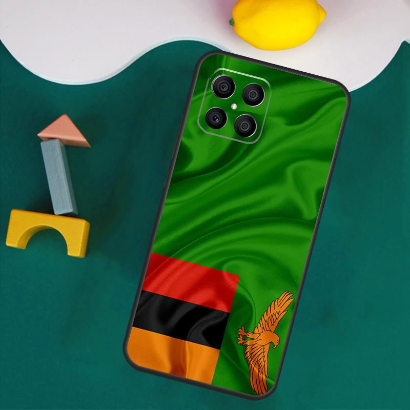 Чехол Флаг Замбии для Honor 200 Lite 50 70 90 X9a X8a X8 X9 X8b X9c X9b Honor Magic 5 6 Pro 7 Lite