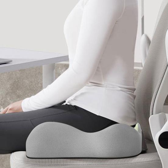 Ergonomic Seat Cushion Long Hours Sitting Memory Foam Butt Cushion Sciatica Relief Cushion for Tailbone Back Pain Relief Office Workers Car Drivers