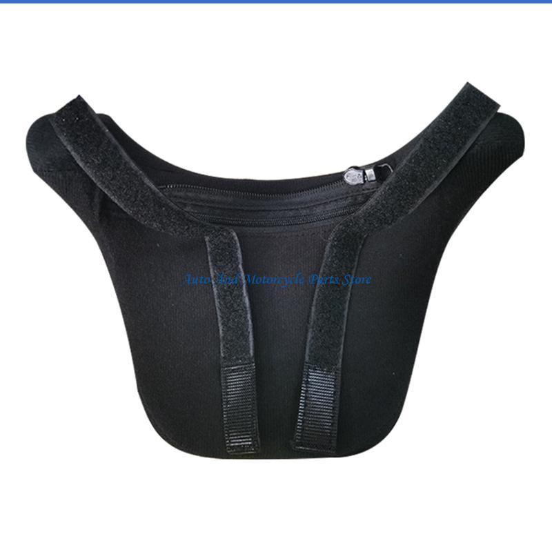 P9FD Motorcycle Neck Brace for Outdoor ridings Comfortable Breathable Motorbike Protective Neck Guard Simple Installation