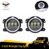 Wrangler 4" LED Fog Light with Angel Eye for Jeep