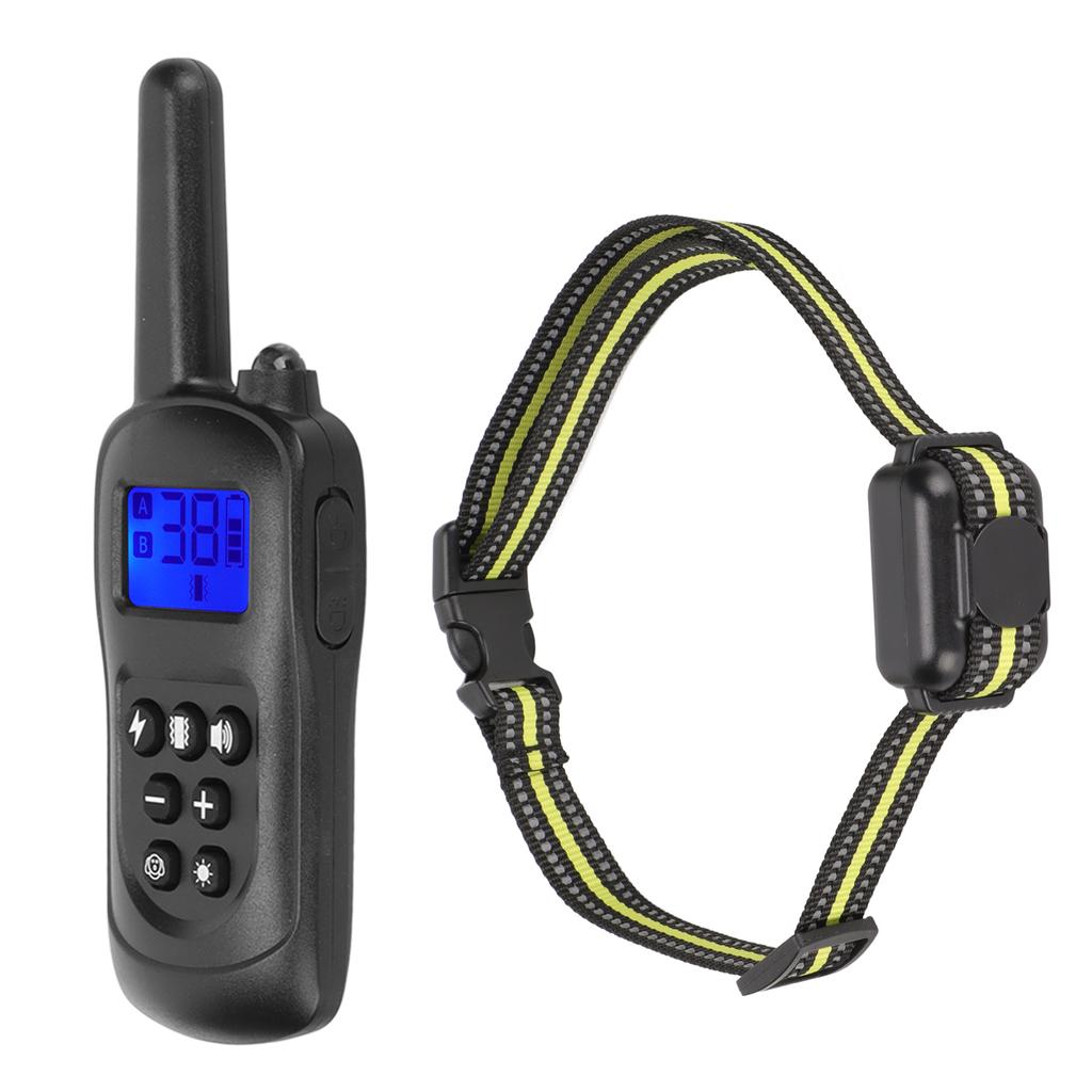 Dog Barking Collar Multifunction 4 Modes 99 Adjustment Levels Rechargeable Intelligent Recognition