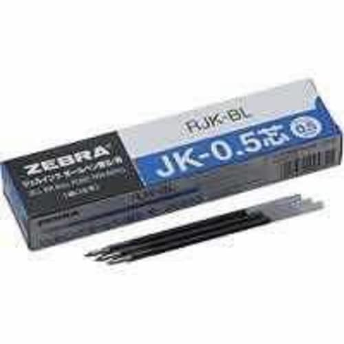 RJK-BL Zebra Ballpoint Pen Refill JK-0.5 Lead Blue [Set of 10]
