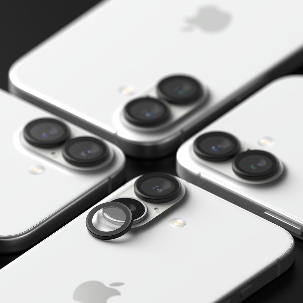 Ringke Camera Frame Protector 2-Pack Iphone 16 / 16 Plus Black