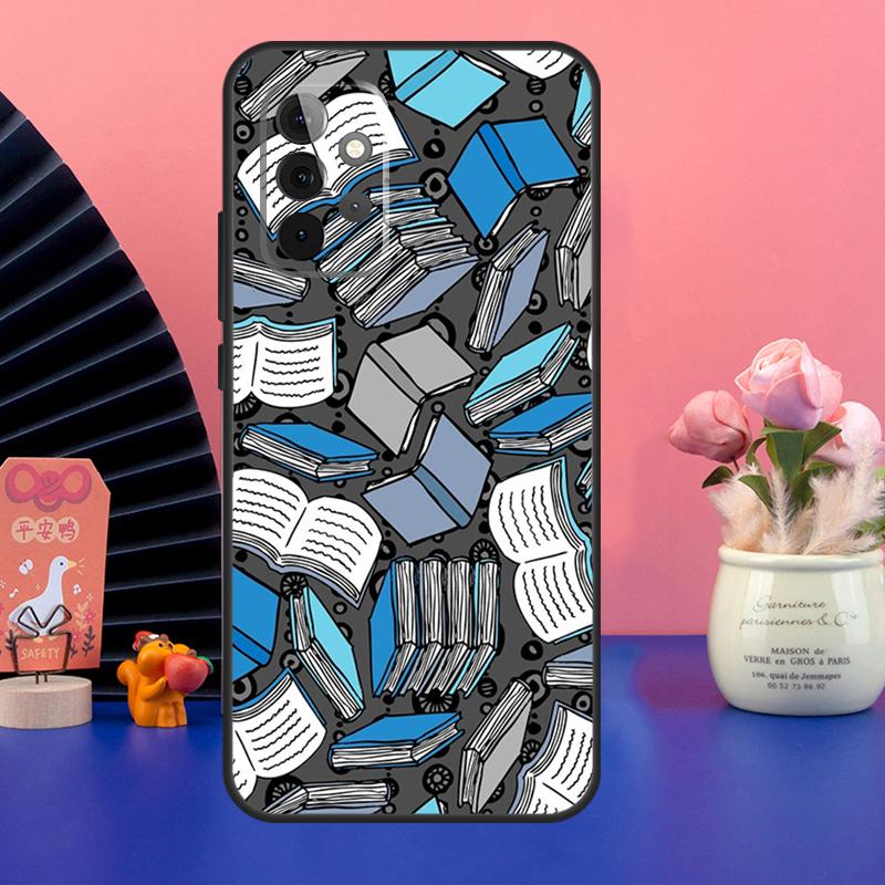 Иллюстрация «Читать книги» Чехол для Samsung Galaxy A54 A34 A24 A14 A73 A53 A33 A23 A13 A52 A32 A22 A12 A51 A71 Обложка