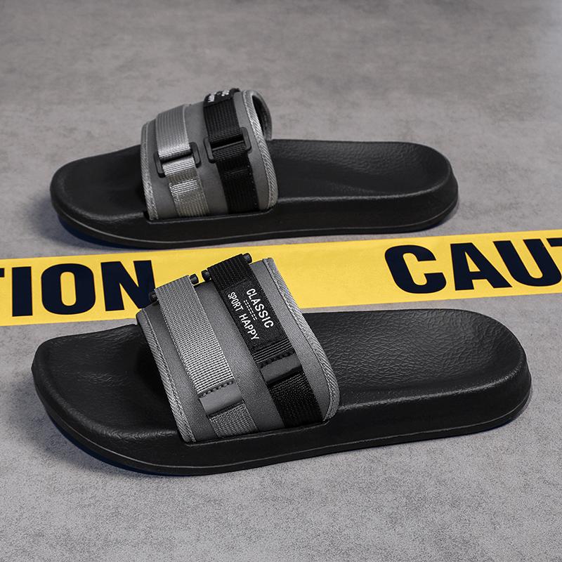 Модные сандалии мужские тапочки толстая подошва мягкая и удобная водонепроницаемая нескользящая обувь для мужчин унисекс для дома и улицы мода