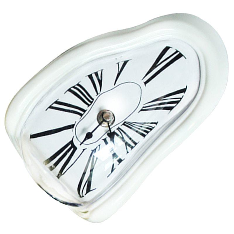 AS60-Twisted Shelf Hanging Surrealist Melted Clock Gift For Decorative Art Inspired Wall Clock Melting Clock For Decorative Shop