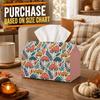 1pc Whimsical Nature Autumn Tissue Box,Mushroom Fern Flora High-Quality,Waterproof,Durable,Lightweight,Foldable Storage,Ideal for Living Room and Dini