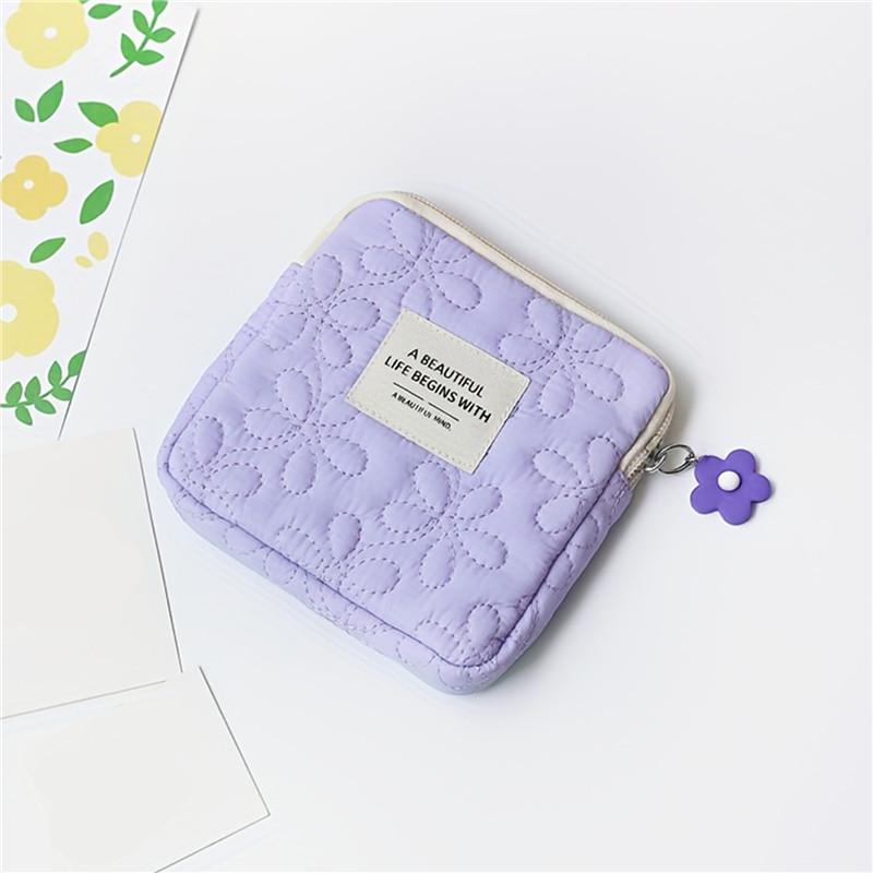 Женская маленькая косметичка, дорожный мини-органайзер для гигиенических салфеток, органайзер для макияжа, монет, денег, карт, помады для хранения