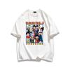 Тяжелый хлопок Уличная мультяшная футболка с коротким рукавом Dragon Ball Парная одежда Летний мужской и женский повседневный свободный топ