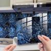 10pcs/set Bathroom PVC Fake Marble Tile Sticker Crystal Wall Sticker Self-adhesive
