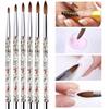 Кисть для лака для ногтей Ручка для рисования на ногтях Кисть для нейл-арта Кисть для акриловых ногтей Для акриловой пудры 100% нейлон