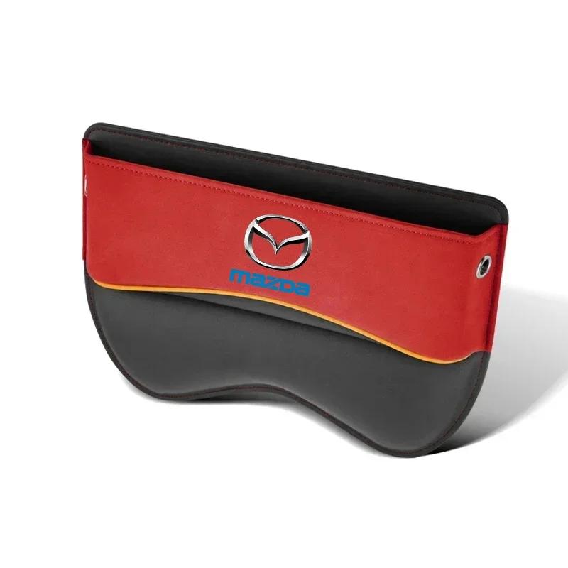 For Mazda 2 3 5 6 SKYACTIV Axela Atenza CX30 CX5 CX8 CX9 MX5 RX8 RX7 BT50 Car Seat Gap Crevice Storage Box Interior Accessories FF25