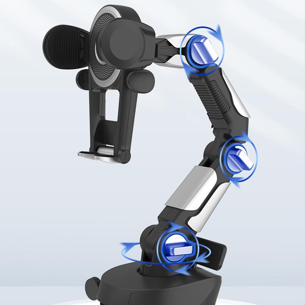 Robbot-shaped Upgraded Phone Mount for Car Universal Hands-Free Car Phone Holder Mount for Dashboard Windshield Durable