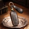Защитный чехол для ключа автомобиля подходит для Volkswagen Touareg, чехол для ключа ручной работы из ретро-кожи, ключница из первого слоя коровьей кожи.