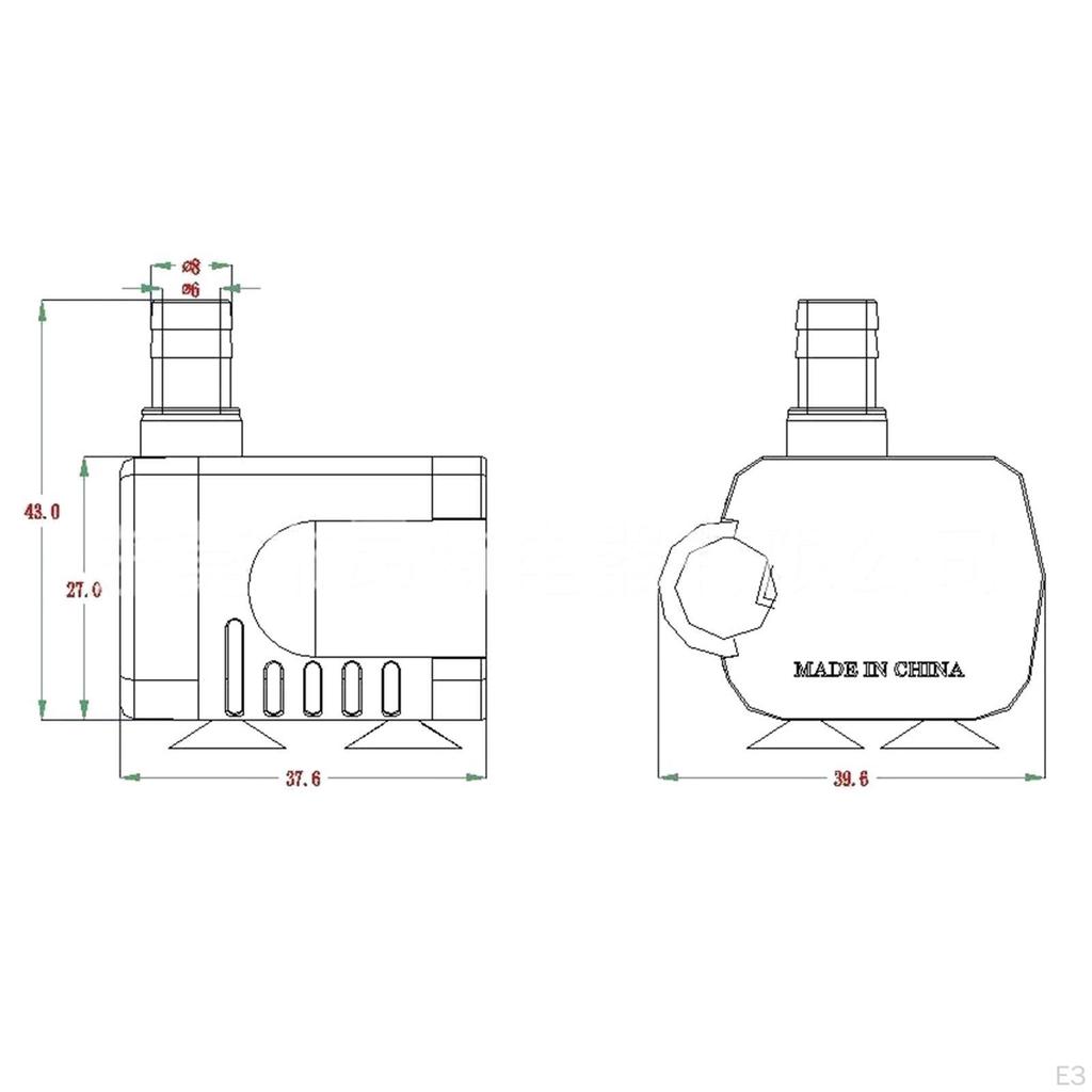 USB Port Replacement Pump for Cat Water Fountain pet animal Long Lifespan