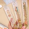 Quicksand 30Cm Capybara Clear Cartoon Folding Straight Rulers Kid School Stationery Supplies Measuring Drawing Tool