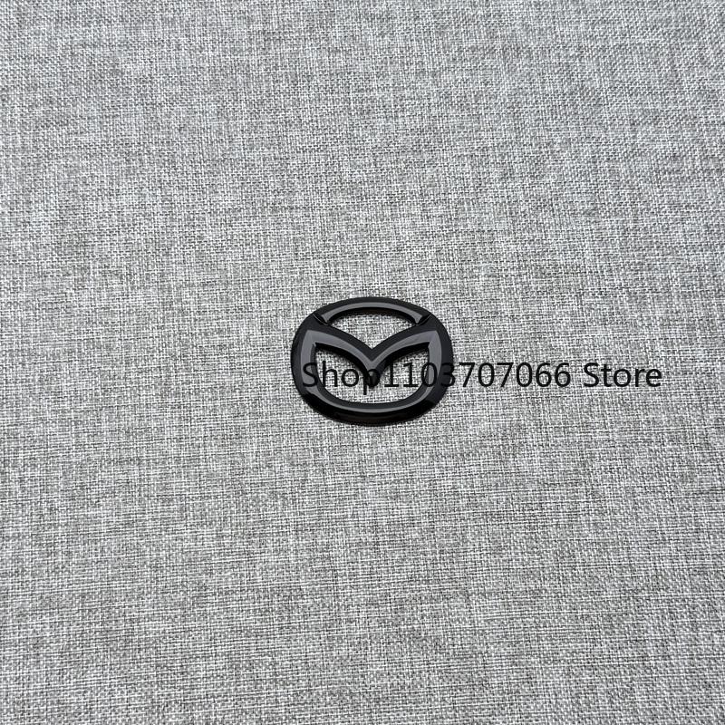 Car Logo 3D for 14 15 16 Year MAZDA3 Axela Black Front Head Grill Hood Bonnet Emblem Rear Tail Bumper Trunk Mark SKYACTIV Badge k1