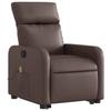VidaXL Fauteuil Inclinable de Massage, Chaise de Relaxation avec Dossier et Repose-pied Réglables, Siège de Salon Salle de 3206758