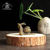 38G Retro Pure Copper Mini Snail Statue Ornaments Desk Antique Brass Tea Pet Collection Home Decorations for Living Room