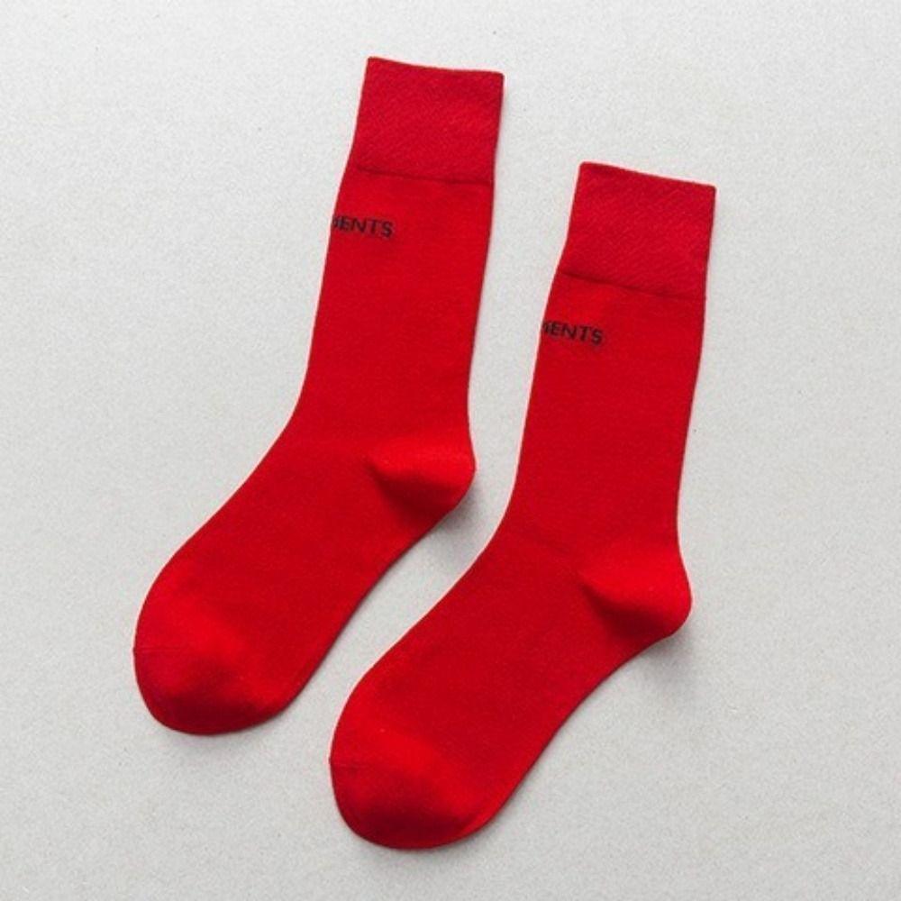 Colorful Knitting Rib Socks Cotton Sport Long Socks Fashion Streetwear Socks