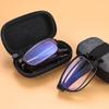 TR90 Compact Eyewear Portable Presbyopic Glasses with Zipper Case Folding Reading Glasses