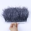 Dyed Ostrich Feather Trim Ribbon Fringe 6-8Cm Wedding  Decoration Fluffy Feathers Dress Sewing Clothing 1/5/10Meter  Plume Decor