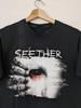 Футболка Seether Karma and Effect Хлопок Черный Унисекс S-5XL YA1181 Унисекс Футболка