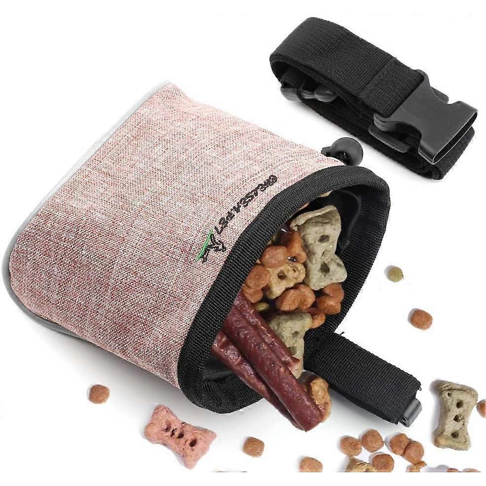 Dog Treat Bag, Hands-Free Puppy Training Pouch with Adjustable Waistband and bag dispenser