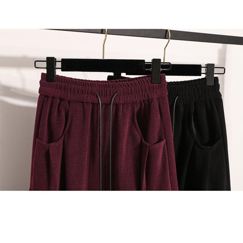 DIMANAF 2024 Осень Зима Плюс Размер Длинные Женские Юбки Однотонные А-силуэта Большие Размеры Женские Элегантные С Высокой Талией Новые Юбки