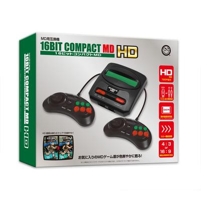 Компактная консоль Columbus Circle MD HD, совместимая с Mega Drive (МД-совместимый) 16-бит -