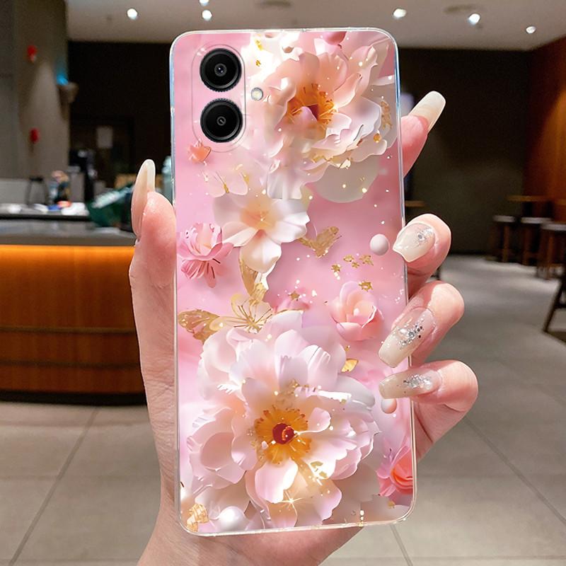For Samsung Galaxy A06 4G A065F Case Samsung a06 5G A066B Cases Capa Butterfly Phone Shell For Samsung M06 5G F06 Soft TPU Cover