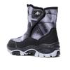Детская зимняя классическая мода с бархатными теплыми высокими хлопковыми ботинками 'Волчья лапа' для улицы, сноубутсы