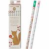 Карандаш для рисования Mitsubishi Pencil Hahatoko HT01 2B hahatoko Белка и домик 1 дюжина K56102B