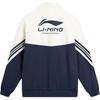 Куртки Li Ning Мужские Темно-синие С воротником-стойкой Умеренные Другие AJDV201-1