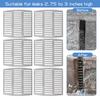 20 Pcs Brick Weep Hole Covers for Brick Walls Stainless Steel