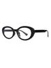 Ultra-light retro TR glasses frame for women, small fragrance, anti-blue light oval cat eye glasses, advanced glasses frame