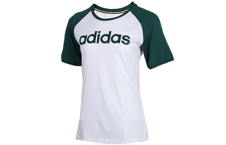 adidas Женская зеленая футболка Neo с рукавами реглан GL1177