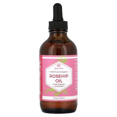 Leven Rose, 100% чистое органическое масло шиповника, 4 жидких унции (118 мл)