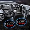 2Pcs Car LED Courtesy Light Ghost Shadow Projector Emblem Lamp For s2 TT Q3 Q5 Q7 Q8 B5 B6 B7 B8 B9 Q7 8P 8V 8L A3 A4 A5 A6 A72s