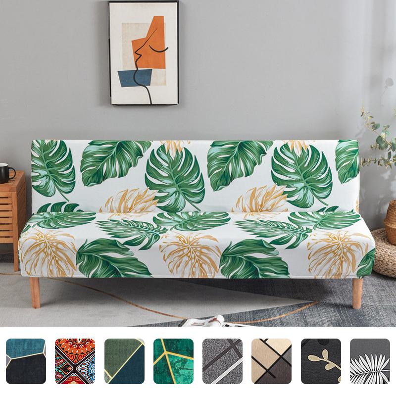 New Style Folding Sofa Bed Cover Sofa Covers Spandex Stretchdouble Seat Cover Slipcovers for Living Room Geometric Print
