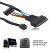 50cm SFF8643 to SFF8639 Cable High Speed Server Connector Cable Mini SAS Cable  Mini Server Setup